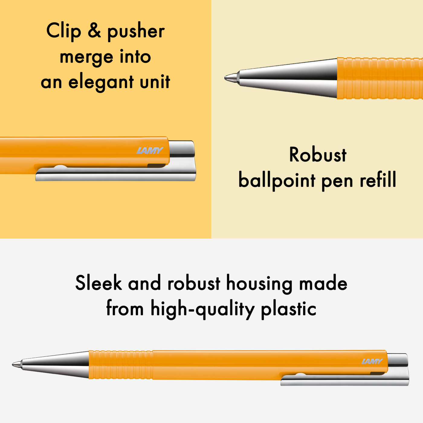 Logo M+ Neonorange Ballpoint