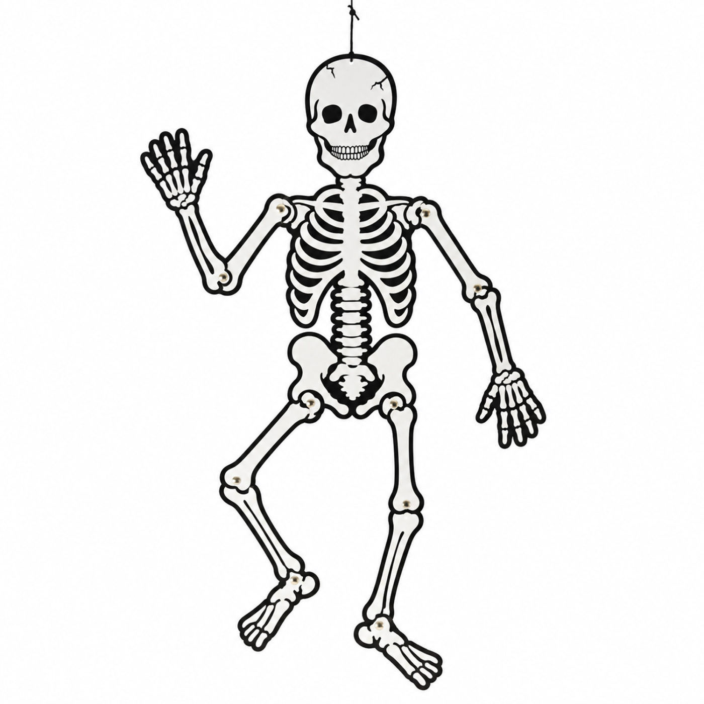 Glow-in-the-Dark Skeleton 120 cm