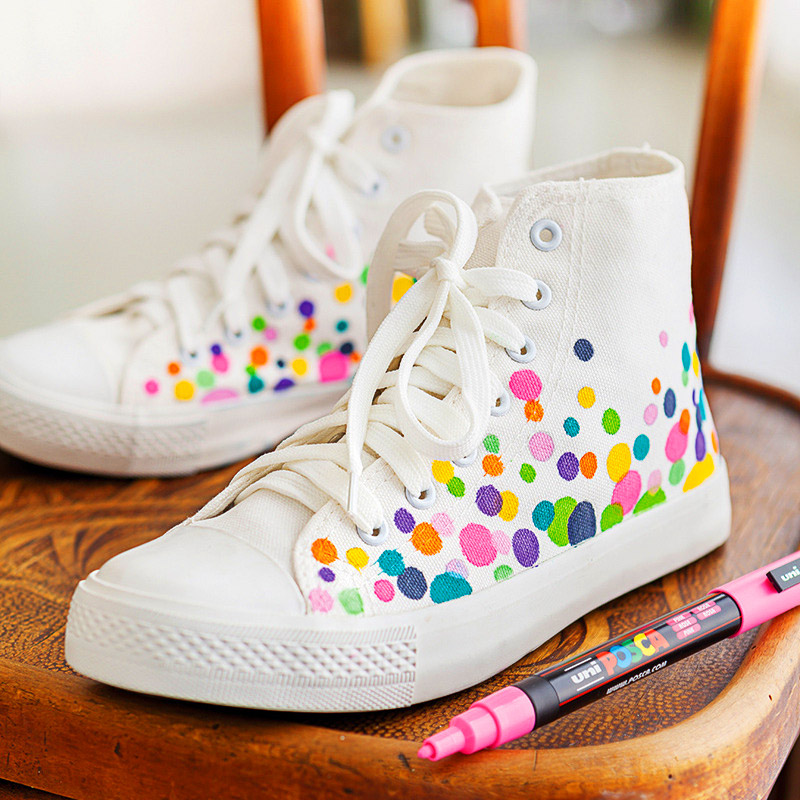 Customise Nike AF1 with POSCA - uni-ball