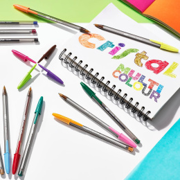 Cristal Multicolor Ballpoint 15-set in the group Pens / Writing / Ballpoints at Pen Store (100233)