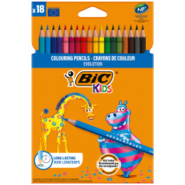 Kids Evolution Coloring Pencils 18-set in the group Kids / Kids' Pens / Coloring Pencils for Kids at Pen Store (100242)