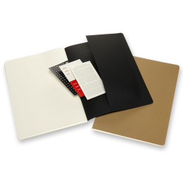Cahier Subject A4 Black/Kraft Ruled in the group Paper & Pads / Note & Memo / Notebooks & Journals at Pen Store (100338)
