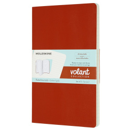 Volant Large Orange/Blue Ruled in the group Paper & Pads / Note & Memo / Notebooks & Journals at Pen Store (100347)