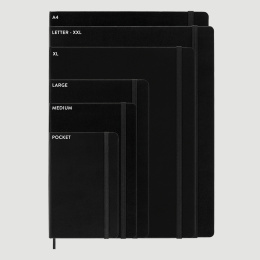 Classic Hard Cover Notebook Expanded Black in the group Paper & Pads / Note & Memo / Notebooks & Journals at Pen Store (100429_r)