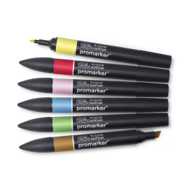 ProMarker 6-set Mid tones in the group Pens / Artist Pens / Illustration Markers at Pen Store (100542)