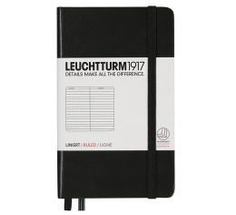 Notebook A6 Pocket Ruled Black in the group Paper & Pads / Note & Memo / Notebooks & Journals at Pen Store (100747)