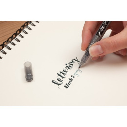 Calligraphy Pen Fudenosuke Twin Black + Gray in the group Pens / Artist Pens / Brush Pens at Pen Store (101082)