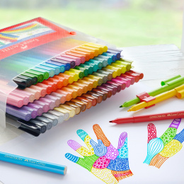 Connector Felt-tip pens - Set of 80 in the group Kids / Kids' Pens / Felt Tip Pens for Kids at Pen Store (101421)