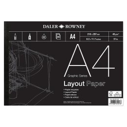 Layout Paper A4 in the group Paper & Pads / Artist Pads & Paper / Drawing & Sketch Pads at Pen Store (101458)