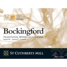 Bockingford Watercolour paper Rough 300g 41x31cm in the group Paper & Pads / Artist Pads & Paper / Watercolor Pads at Pen Store (101503)