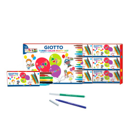 Turbo Color Felt Tip Pens Party Set x 12 in the group Kids / Kids' Pens / Felt Tip Pens for Kids at Pen Store (101591)