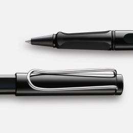Safari Rollerball Shiny black in the group Pens / Fine Writing / Rollerball Pens at Pen Store (101918)