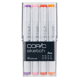Sketch 12-set Basic in the group Pens / Artist Pens / Illustration Markers at Pen Store (103270)