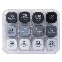 Classic 12-set Cool Gray in the group Pens / Artist Pens / Illustration Markers at Pen Store (103317) Classic 12-set Cool Gray in the group Pens / Artist Pens / Illustration Markers at Pen Store (103317)