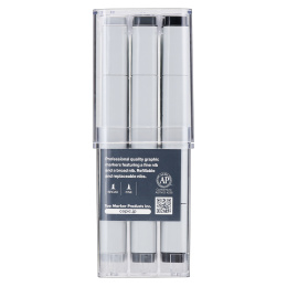 Marker 12-set Neutral Gray in the group Pens / Artist Pens / Illustration Markers at Pen Store (103319)