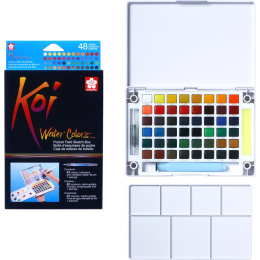 Koi Water Colors Sketch Box 48 in the group Art Supplies / Colors / Watercolor Paint at Pen Store (103506)