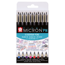 Pigma Micron PN 8-pack in the group Pens / Writing / Fineliners at Pen Store (103527)
