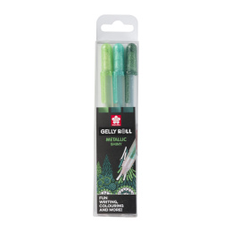 Gelly Roll Metallic Forest 3-pack in the group Pens / Writing / Gel Pens at Pen Store (103588)