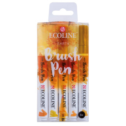 Brush Pen Earth 5-pack in the group Pens / Artist Pens / Brush Pens at Pen Store (103714)