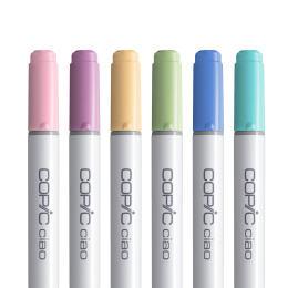 Ciao 6-pack Pastels in the group Pens / Artist Pens / Illustration Markers at Pen Store (103867)