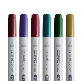 Ciao 6-pack Jewel Tones in the group Pens / Artist Pens / Illustration Markers at Pen Store (103870)