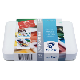 Pocket Box Water Color - Set of 12 in the group Art Supplies / Colors / Watercolor Paint at Pen Store (104062)