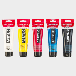 Acrylic Primary Set in the group Art Supplies / Artist colours / Acrylic Paint at Pen Store (104068)
