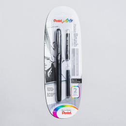 Pocket Brush Pen Set Black in the group Pens / Pen Accessories / Cartridges & Refills at Pen Store (104522)