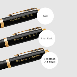 IM Black/Gold Fountain pen in the group Pens / Fine Writing / Fountain Pens at Pen Store (104670_r)