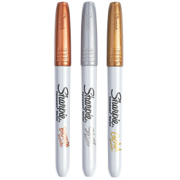 Metallic 3-pack in the group Pens / Artist Pens / Felt Tip Pens at Pen Store (104770)