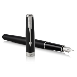 Sonnet Black/Chrome Fountain pen in the group Pens / Fine Writing / Fountain Pens at Pen Store (104803)