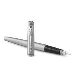 Jotter Steel Fountain pen in the group Pens / Fine Writing / Fountain Pens at Pen Store (104816)