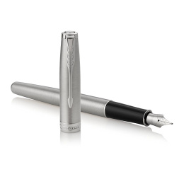 Sonnet Steel/Chrome Fountain pen Fine in the group Pens / Fine Writing / Fountain Pens at Pen Store (104817)
