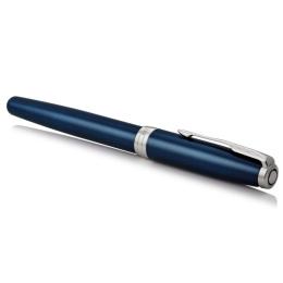Sonnet Blue/Chrome Rollerball in the group Pens / Fine Writing / Rollerball Pens at Pen Store (104828)