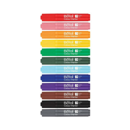 Colour Marker Bullet Tip 12-pack in the group Kids / Kids' Pens / Felt Tip Pens for Kids at Pen Store (104844)