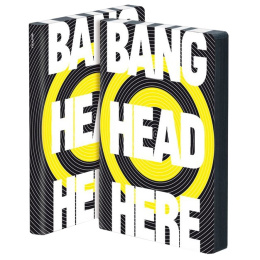Notebook Graphic L - Bang Head Here in the group Paper & Pads / Note & Memo / Notebooks & Journals at Pen Store (104865)