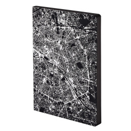 Notebook Graphic Traveller - Nightflight Paris Silver in the group Paper & Pads / Note & Memo / Notebooks & Journals at Pen Store (104889)