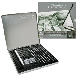 Black Box coal set in the group Art Supplies / Crayons & Graphite / Graphite & Pencils at Pen Store (105033)
