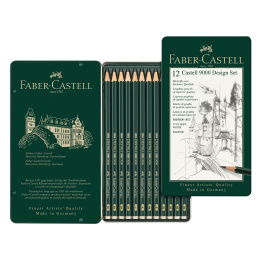 Pencil Castell 9000 Design Set in the group Pens / Writing / Pencils at Pen Store (105056)