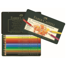 Coloring pencils Polychromos 12-set in the group Pens / Artist Pens / Colored Pencils at Pen Store (105074)