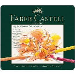 Coloring pencils Polychromos 24-set in the group Pens / Artist Pens / Colored Pencils at Pen Store (105075)