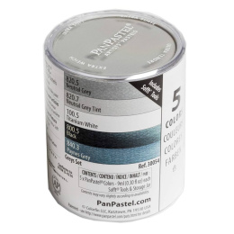 Starter 5-set Greys in the group Art Supplies / Artist colours / Pastels / Soft pastels at Pen Store (106085)