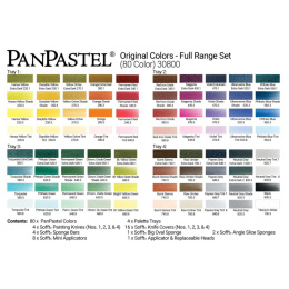 80 Color Set in the group Art Supplies / Artist colours / Pastels at Pen Store (106106)