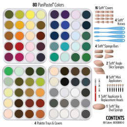 80 Color Set in the group Art Supplies / Artist colours / Pastels / Soft pastels at Pen Store (106106)