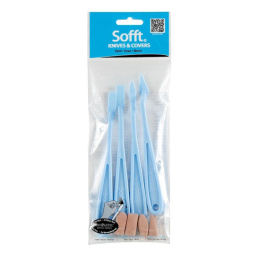 Sofft 4 x Knives & Covers in the group Art Supplies / Art Accessories / Rollers & Sponges at Pen Store (106107)