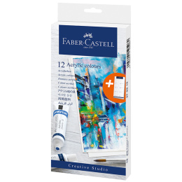 Starter set acrylic colors 12-set in the group Art Supplies / Artist colours / Acrylic Paint at Pen Store (106519)