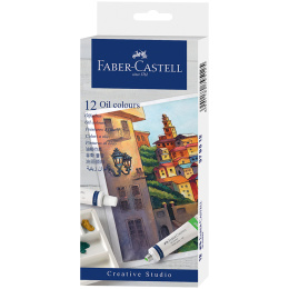 Starter set oil colors 12-set in the group Art Supplies / Artist colours / Oil Paint at Pen Store (106520)