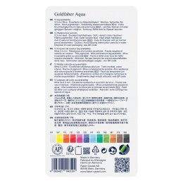 Goldfaber Aqua Watercolour Pencil 12-set in the group Pens / Artist Pens / Watercolor Pencils at Pen Store (106633)