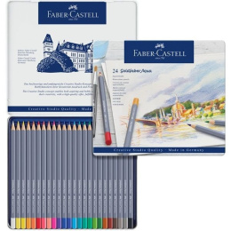 Goldfaber Aqua Watercolour Pencil 24-set in the group Pens / Artist Pens / Watercolor Pencils at Pen Store (106637)