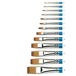 Cotman Brush - Series 555 Flat 8 in the group Art Supplies / Brushes / Synthetic Brushes at Pen Store (107625)